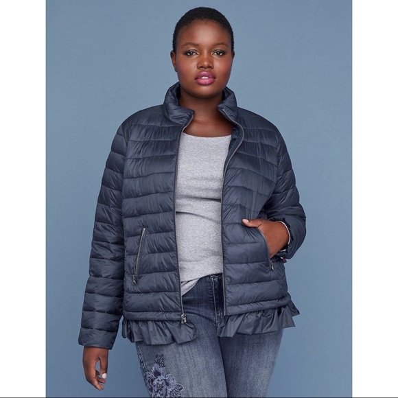 lane bryant packable puffer jacket